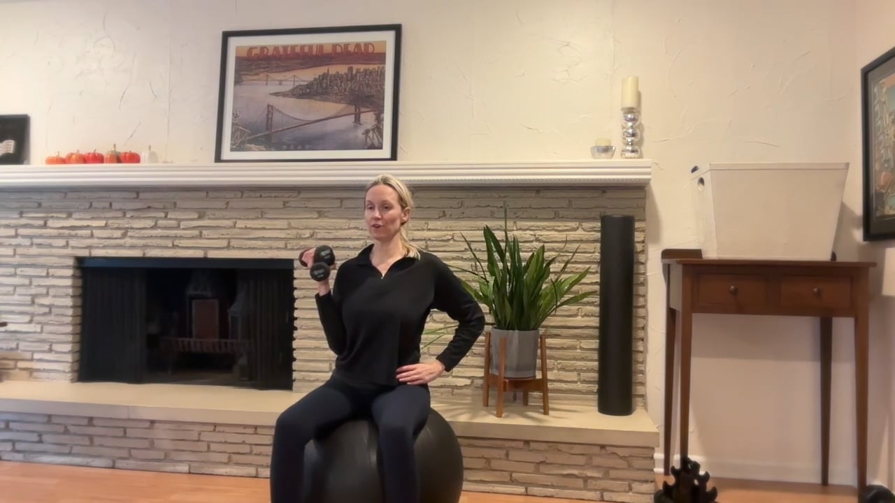 Seated Ball (10 Min)